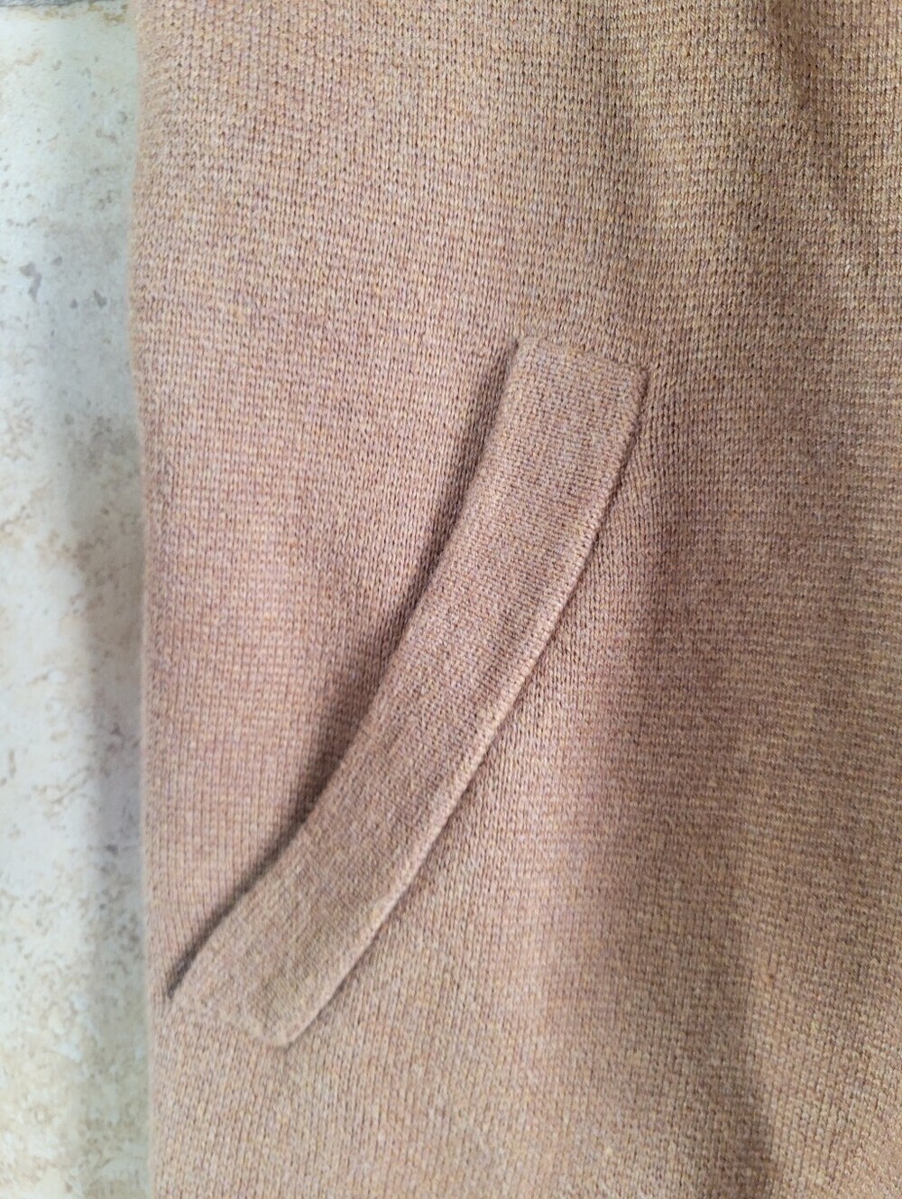 J. Crew Open-Front Cardigan in Camel Brown - Picture 2 of 3